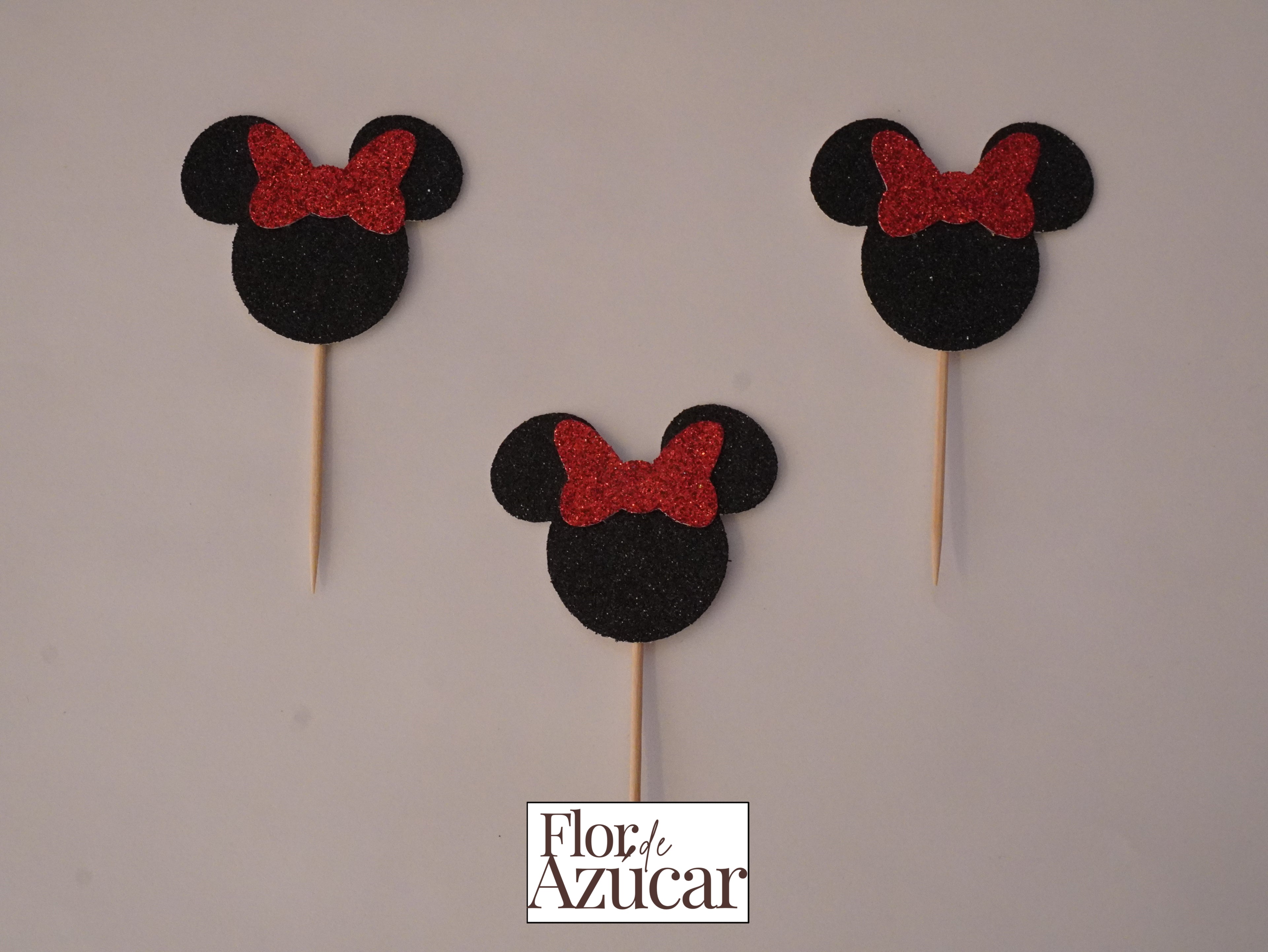 Toppers para quequito - Minnie Mouse